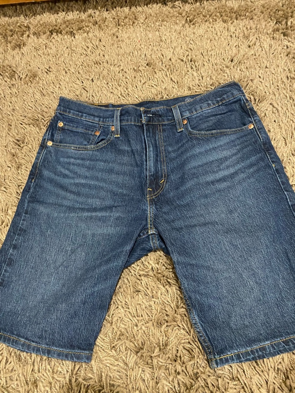 Levi's Men's Indigo Denim Jean Shorts